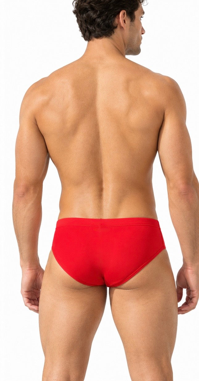 Men's Red Water Polo Suit