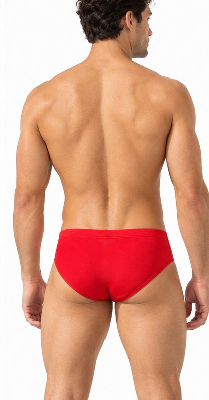 Men's Red Water Polo Suit