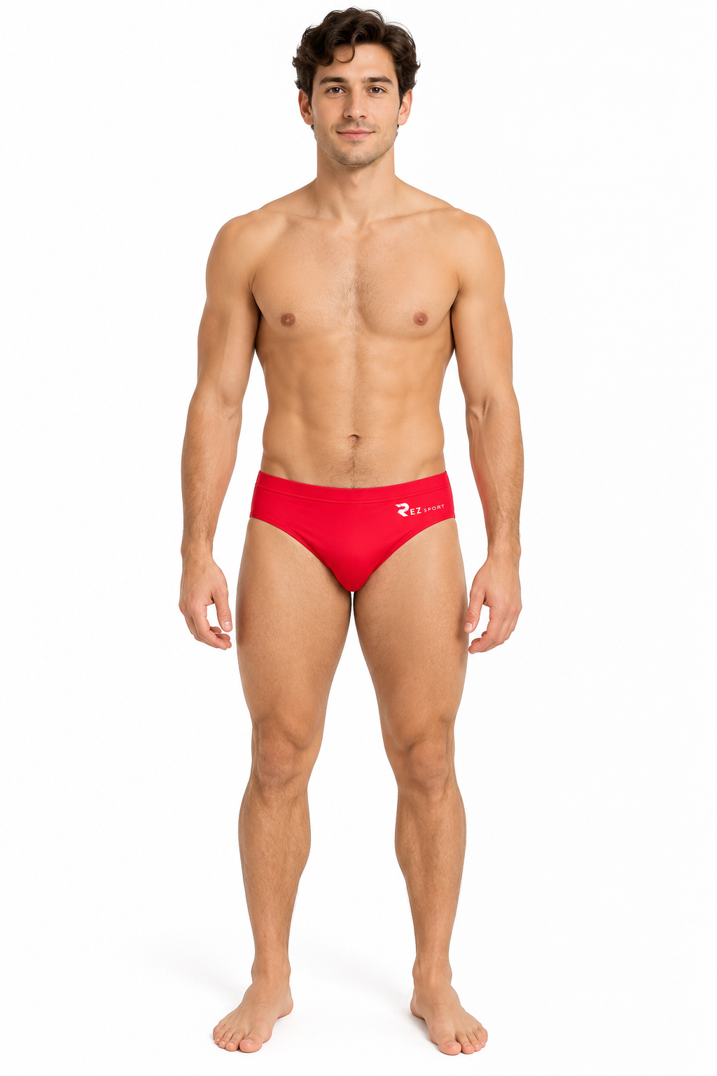 Men's Red Water Polo Suit