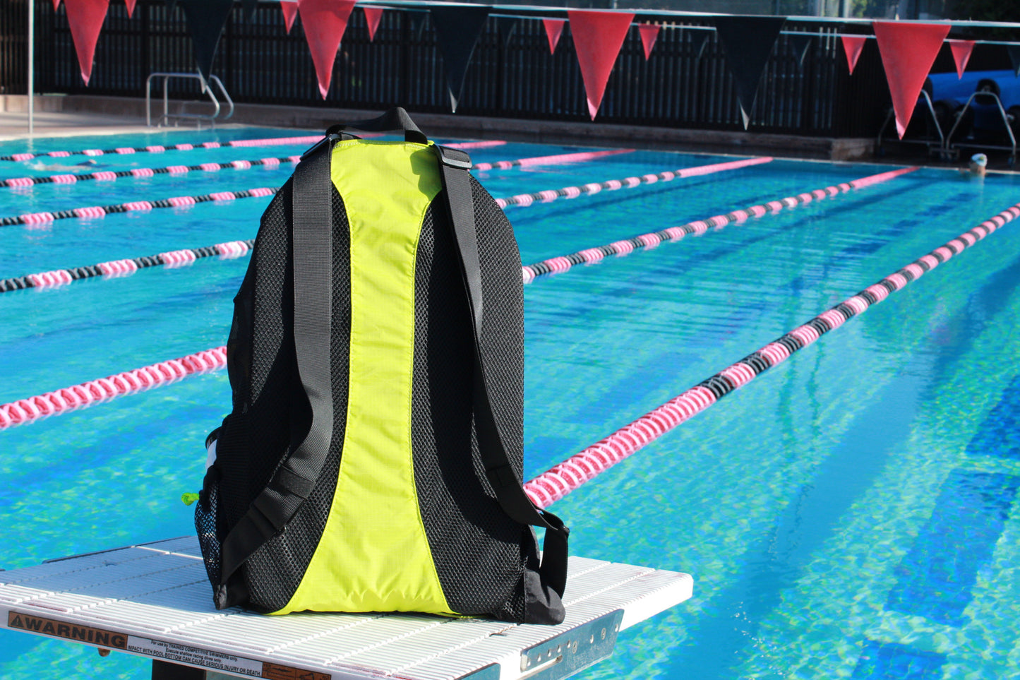 REZ SPORT TeamVent™ Large Mesh Swim Backpack – 40L Quick-Dry Swim Gear Bag