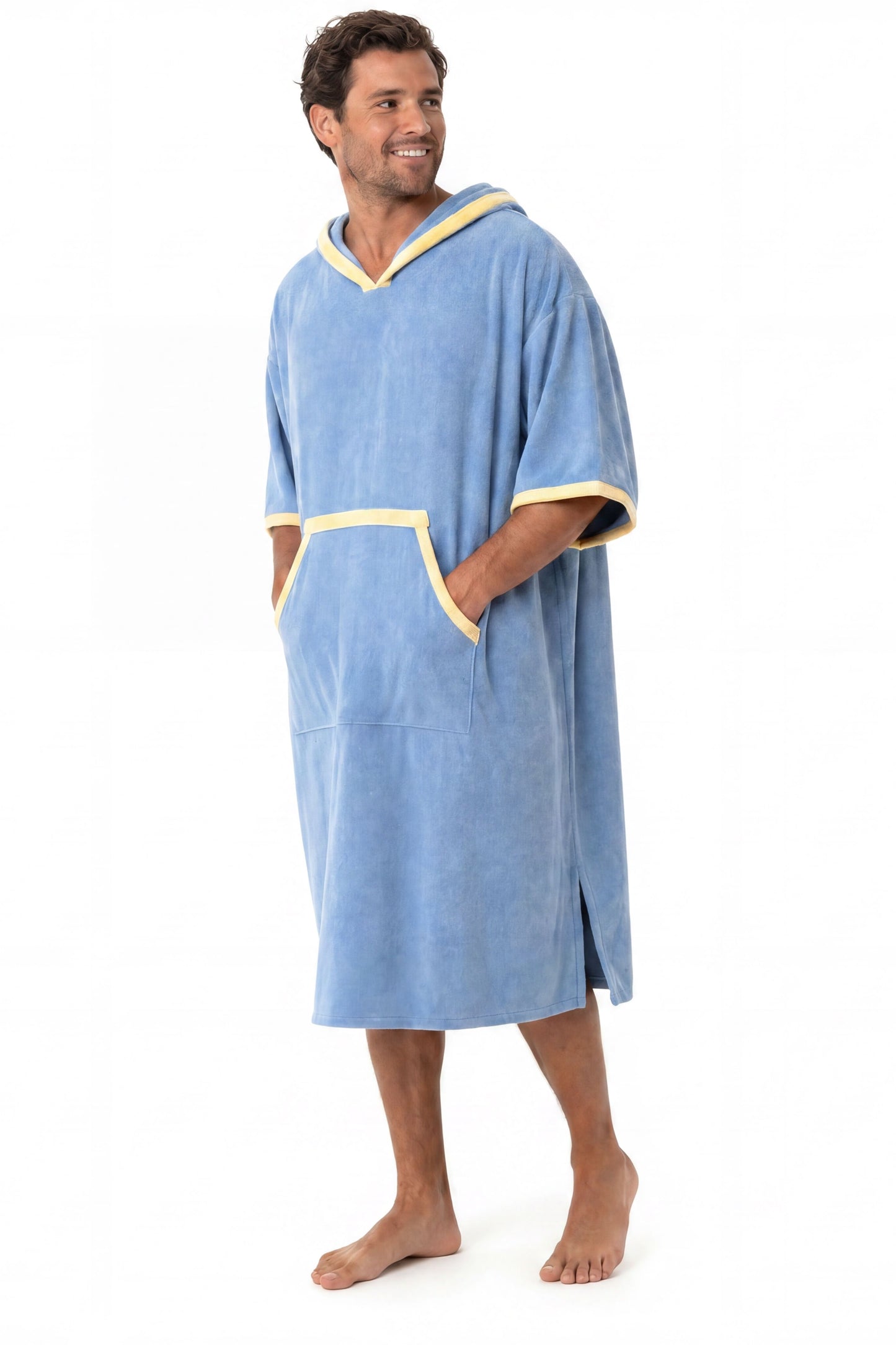 REZ SPORT DryShift™ Hooded Poncho Towel – Quick-Dry Microfiber Changing Robe