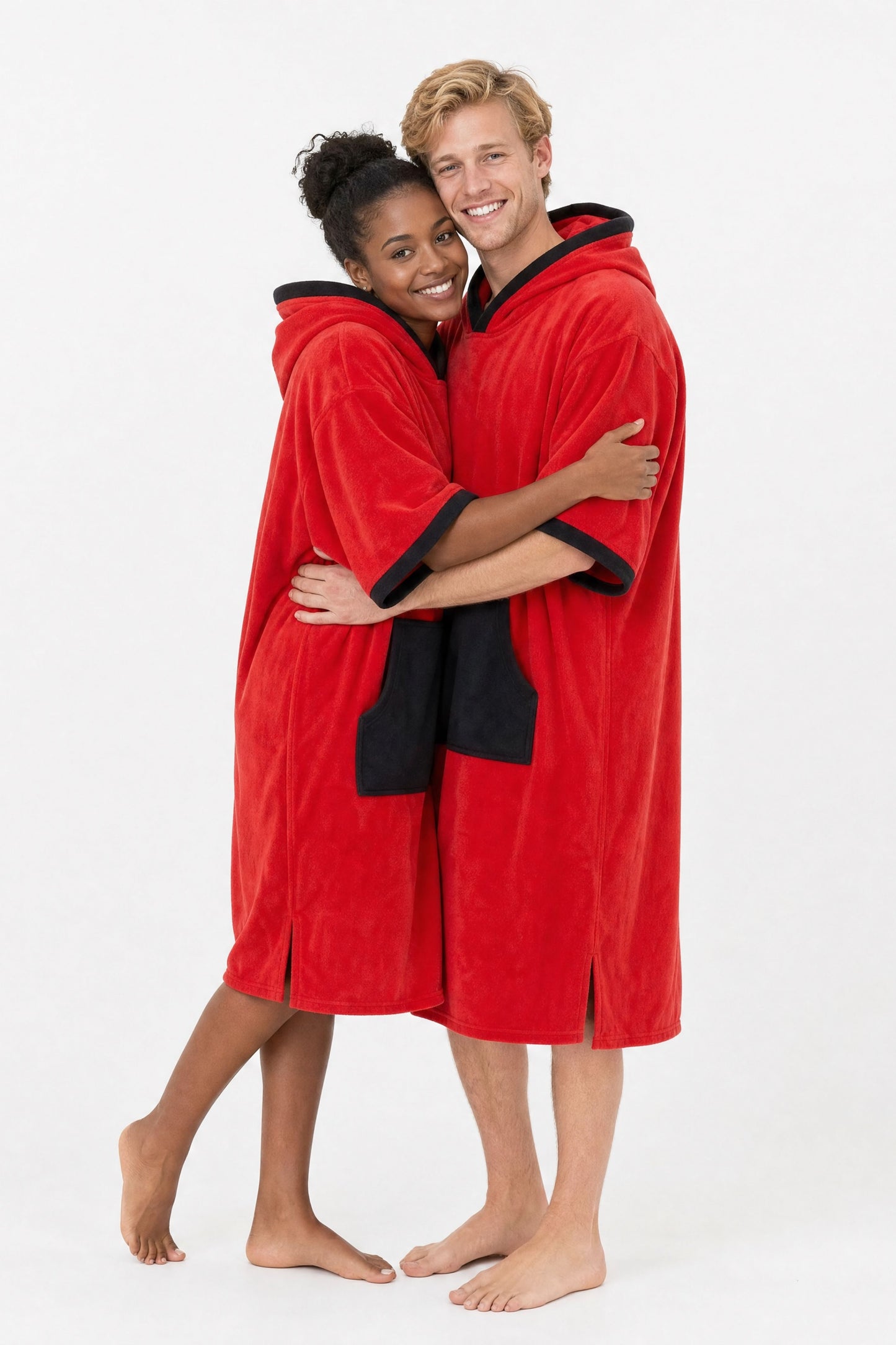 REZ SPORT DryShift™ Hooded Poncho Towel – Quick-Dry Microfiber Changing Robe