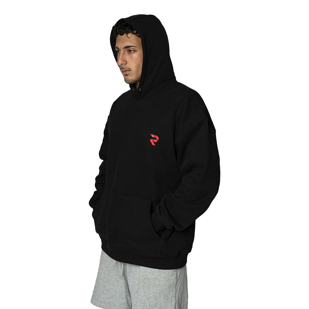 WaveLoom™ Black Hoodie