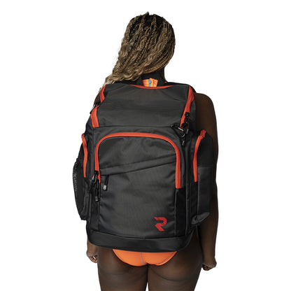 TideVault™ Backpack Black-Red 45L