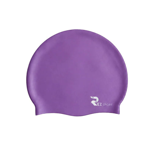 REZ SPORT SoftSeal™ Silicone Swim Cap purple