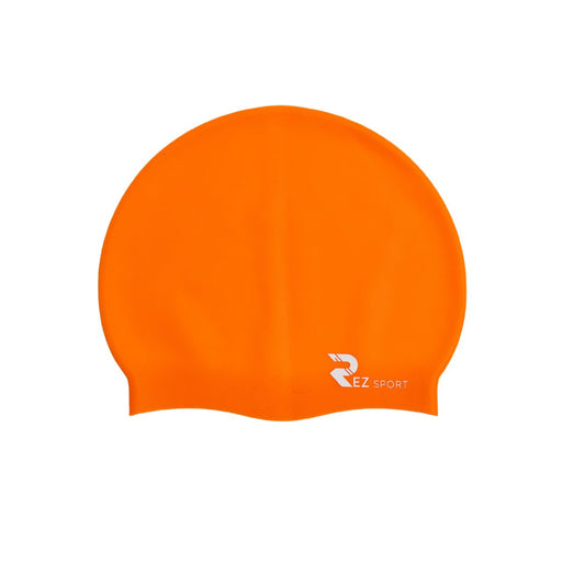 REZ SPORT SoftSeal™ Silicone Swim Cap Orange