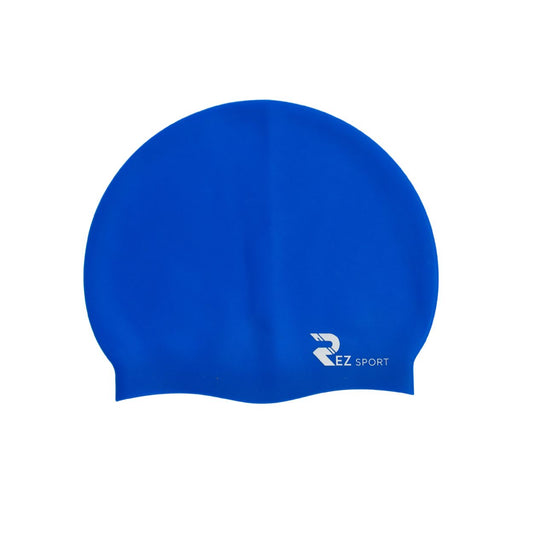 REZ SPORT SoftSeal™ Silicone Swim Cap Blue