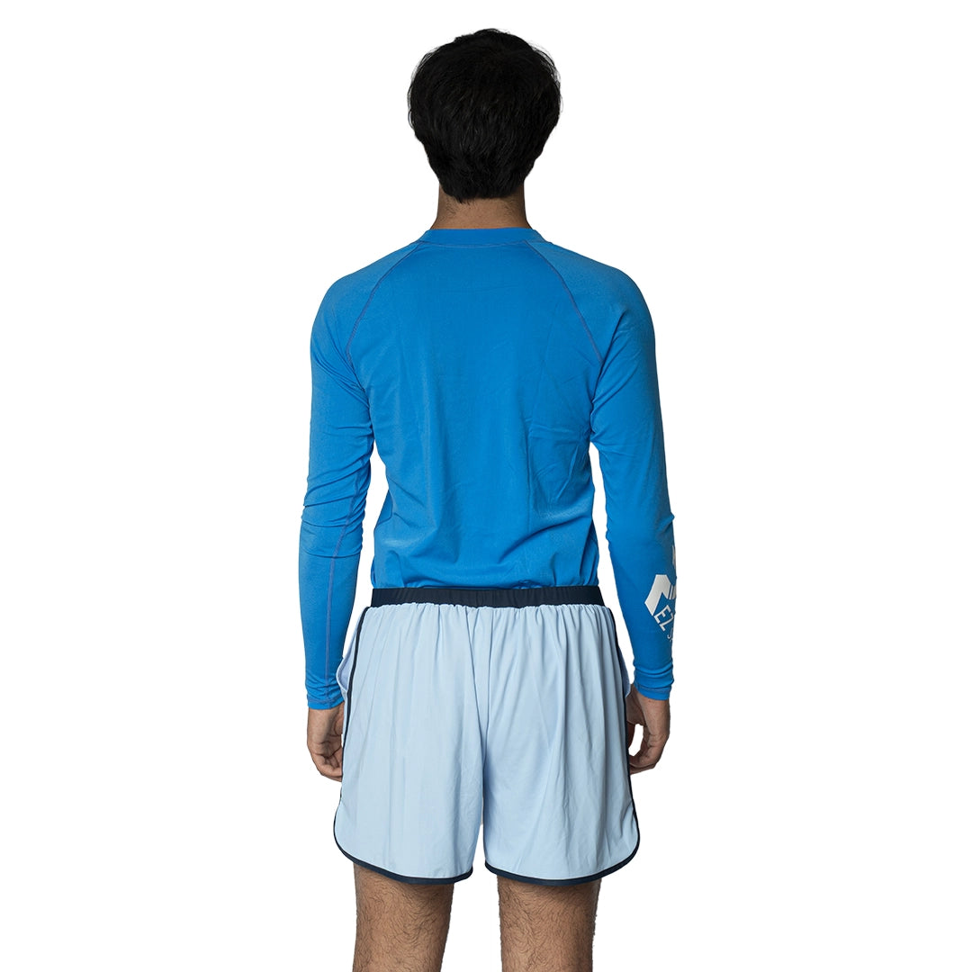 Blue Unisex Rash Guard