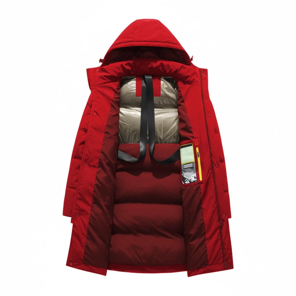 AquaShield™ Classic Swim Parka Red
