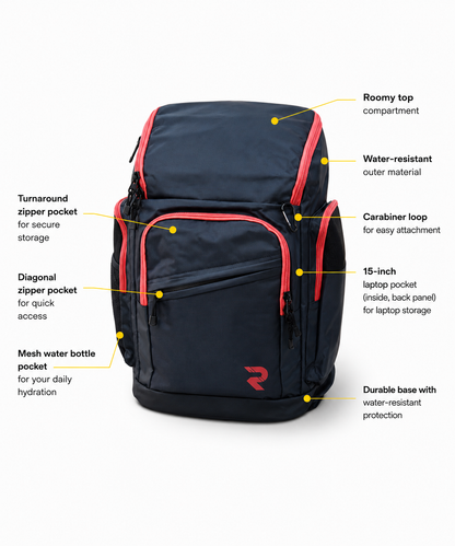REZ SPORT TideVault™ 45L Water-Resistant Swim Backpack
