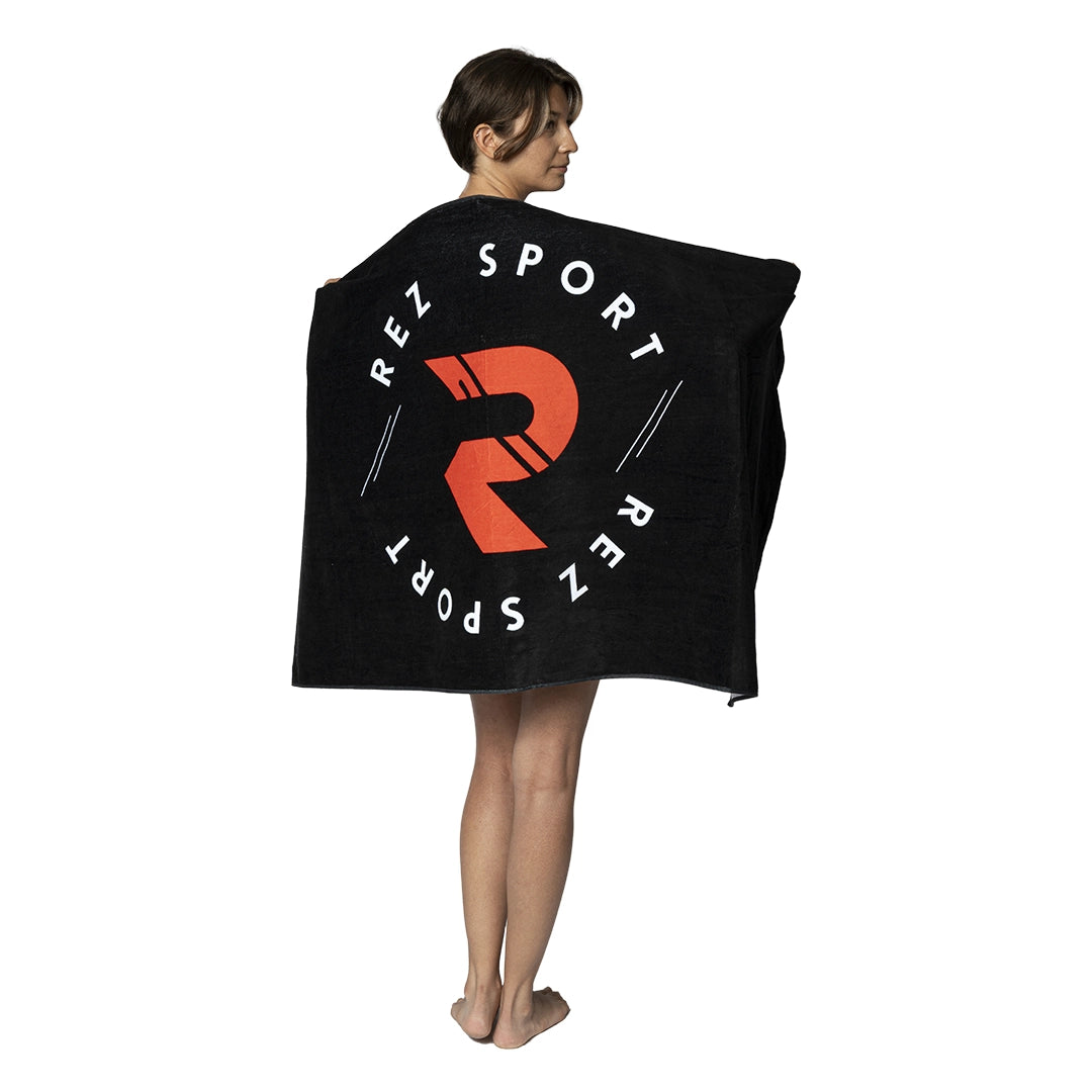 AquaCotton™ Swimming Towels Black