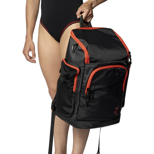 TideVault™ Backpack Black-Red 45L