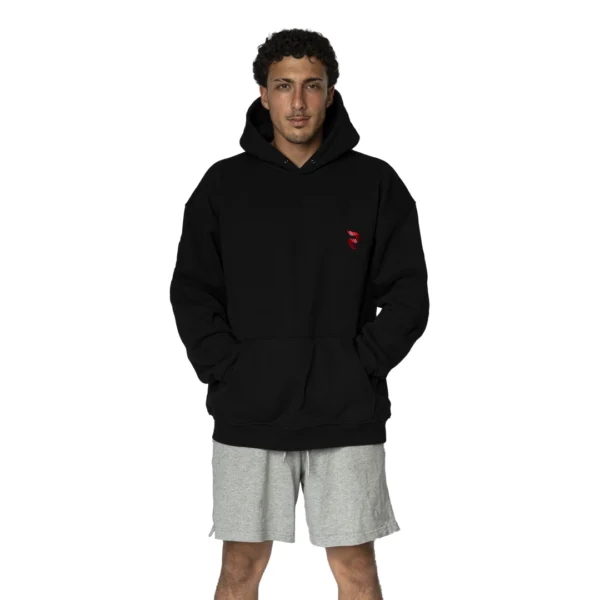 WaveLoom™ Black Hoodie