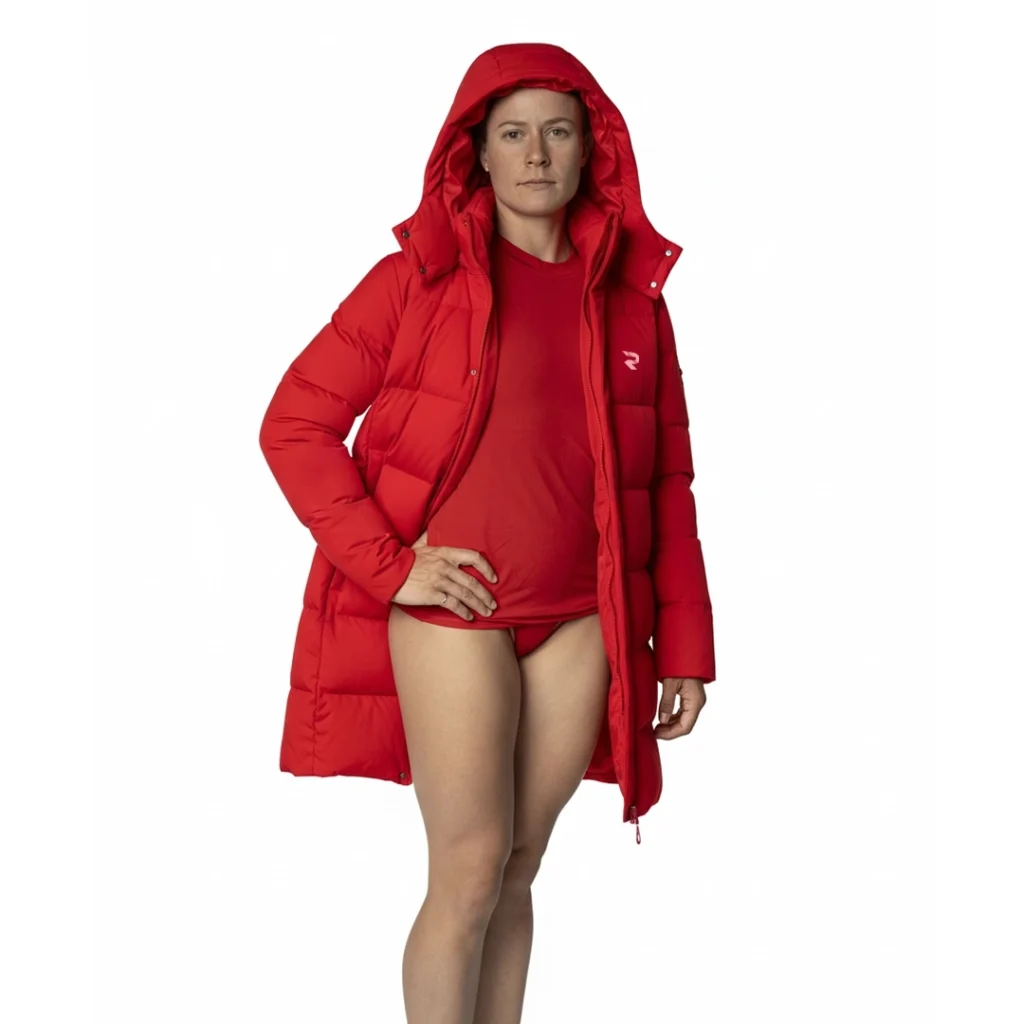 AquaShield™ Classic Swim Parka Red